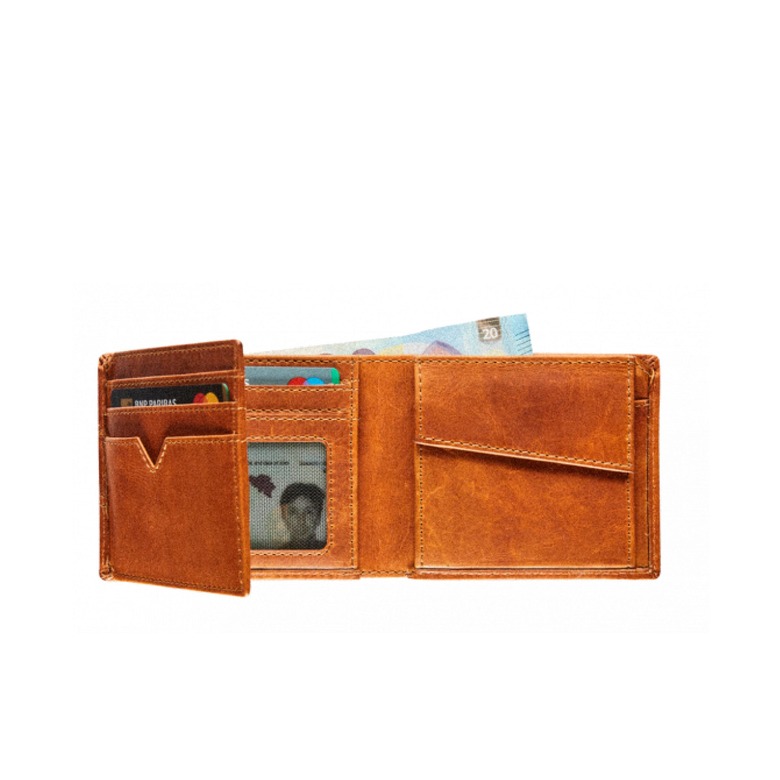 Maverick geldbörse cognac 2