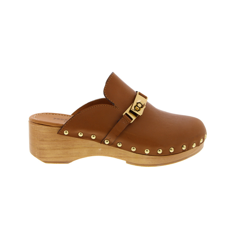 Pedro Miralles slippers cognac