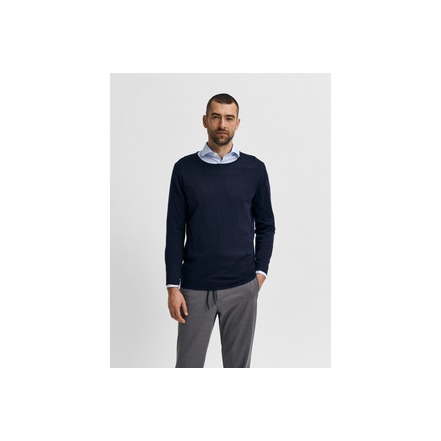 Selected Homme pullover donker blauw