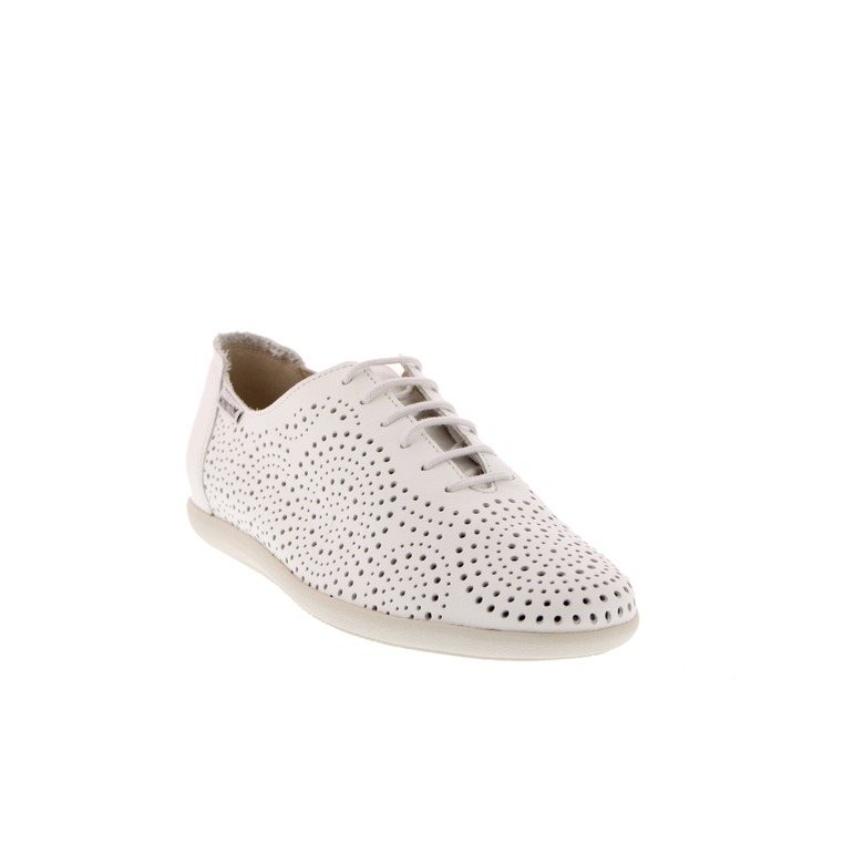 Mephisto chaussures à lacets blanc 2