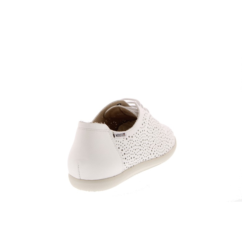 Mephisto chaussures à lacets blanc 4