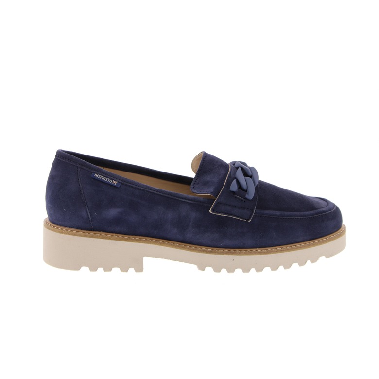 Mephisto mocassins blauw