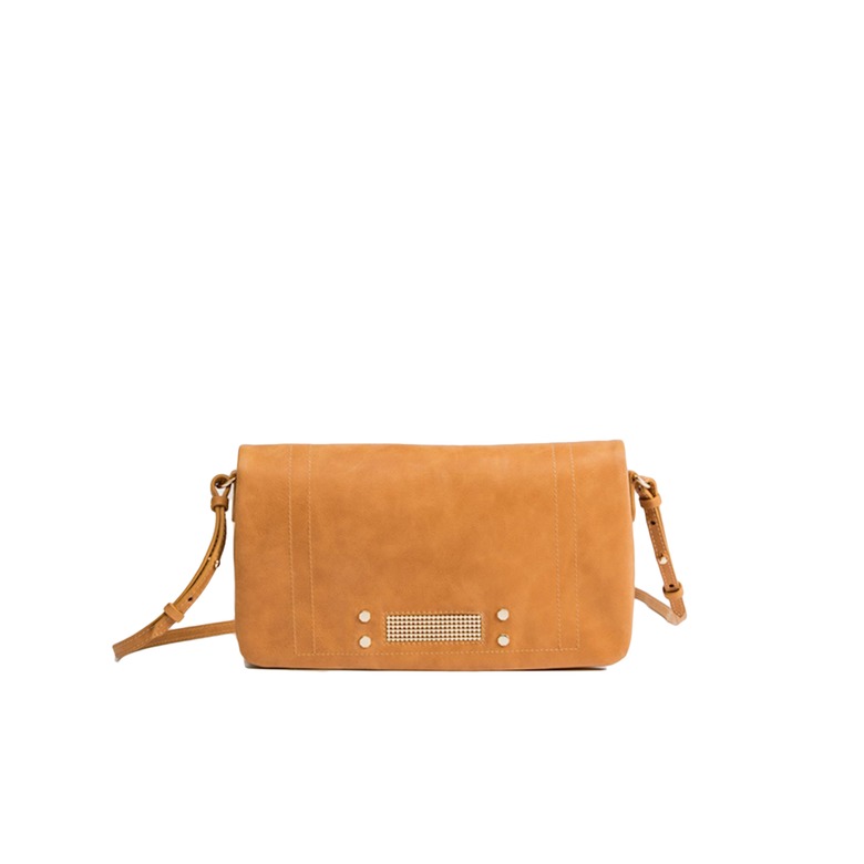 Clio Goldbrenner sac bandoulière camel 1