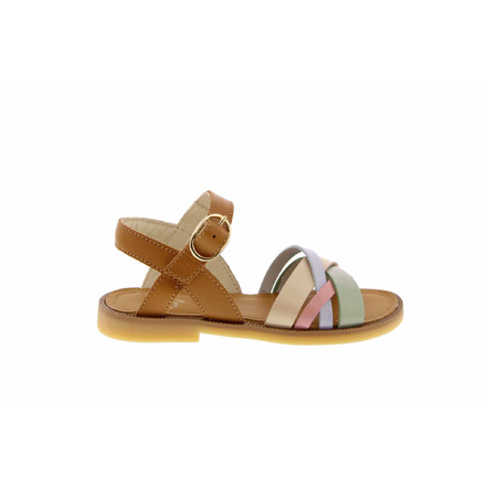 Stones And Bones sandalen cognac