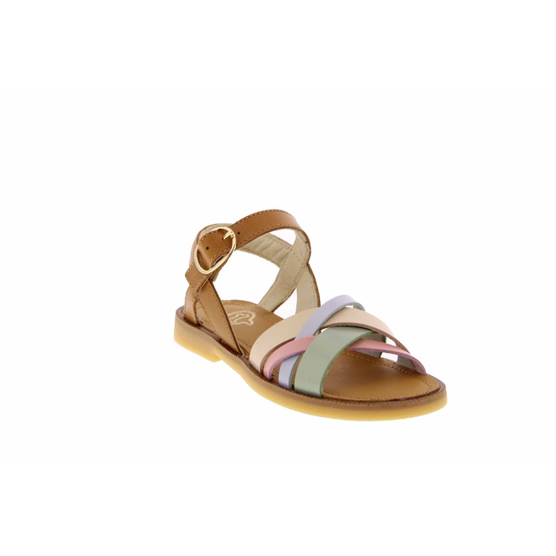 Stones And Bones sandalen cognac 2