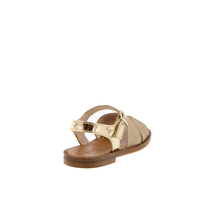 Beberlis sandalen goud 4