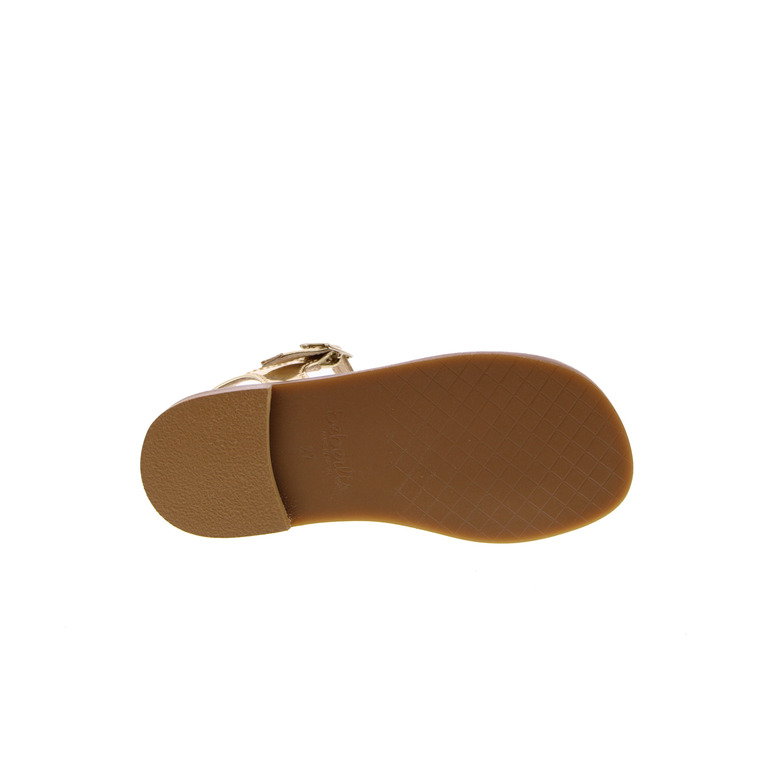 Beberlis sandalen goud 5