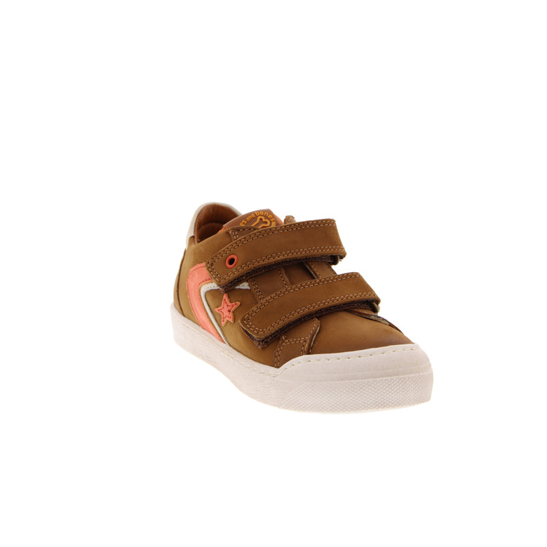 Stones And Bones lage schoenen cognac 2