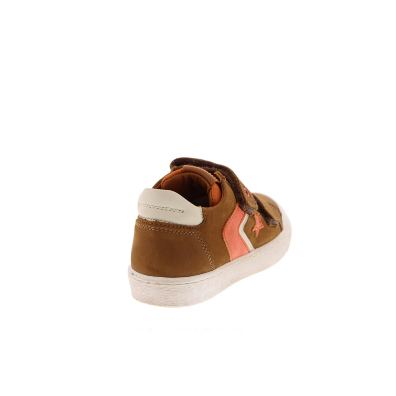 Stones And Bones lage schoenen cognac 4