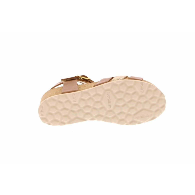 Mephisto sandales cognac 5