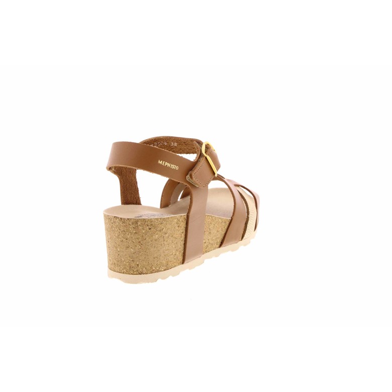 Mephisto sandales cognac 4