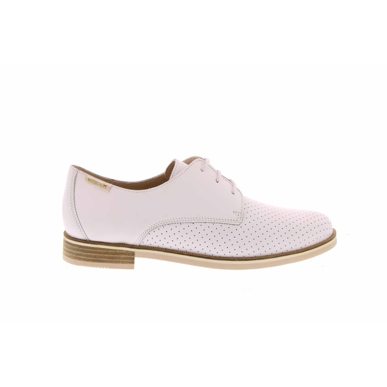 Mephisto chaussures à lacets blanc
