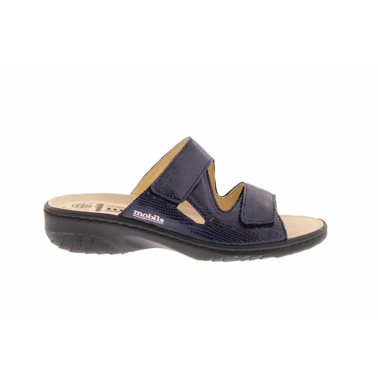 Mephisto Mobils thong slippers blue