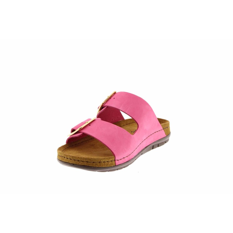 Rohde pantoufles fuchsia 3