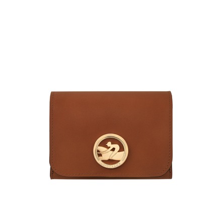 Longchamp wallet cognac