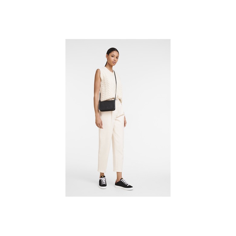 Longchamp umhängetasche schwarz 3