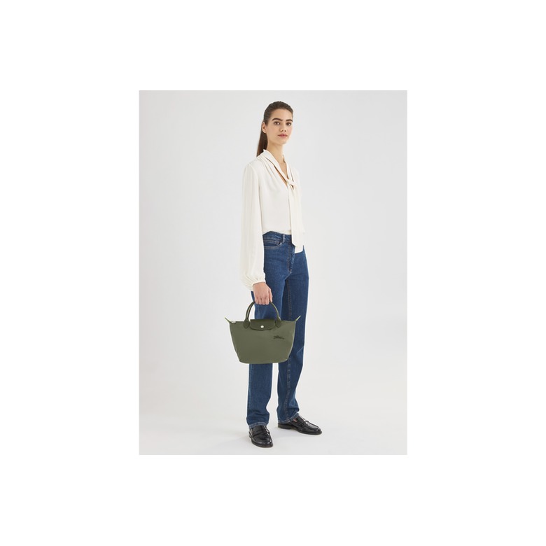 Longchamp sac à main vert 2