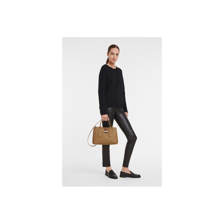 Longchamp handbag cognac 3