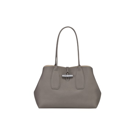 Longchamp sac porté épaule taupe