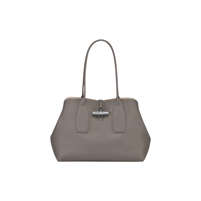 Longchamp sac porté épaule taupe
