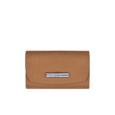 Longchamp wallet camel
