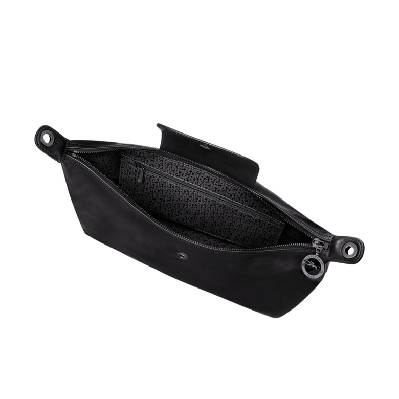 Longchamp schultertasche schwarz 2