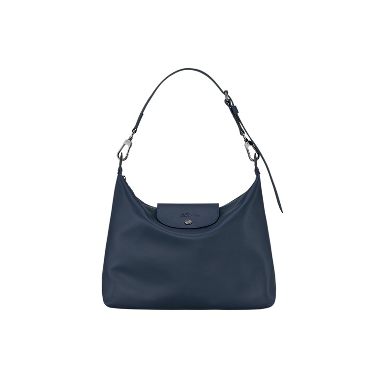 Longchamp sac porté épaule donker blauw
