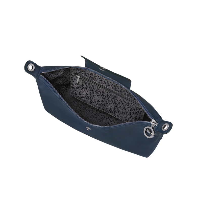 Longchamp sac porté épaule donker blauw 2