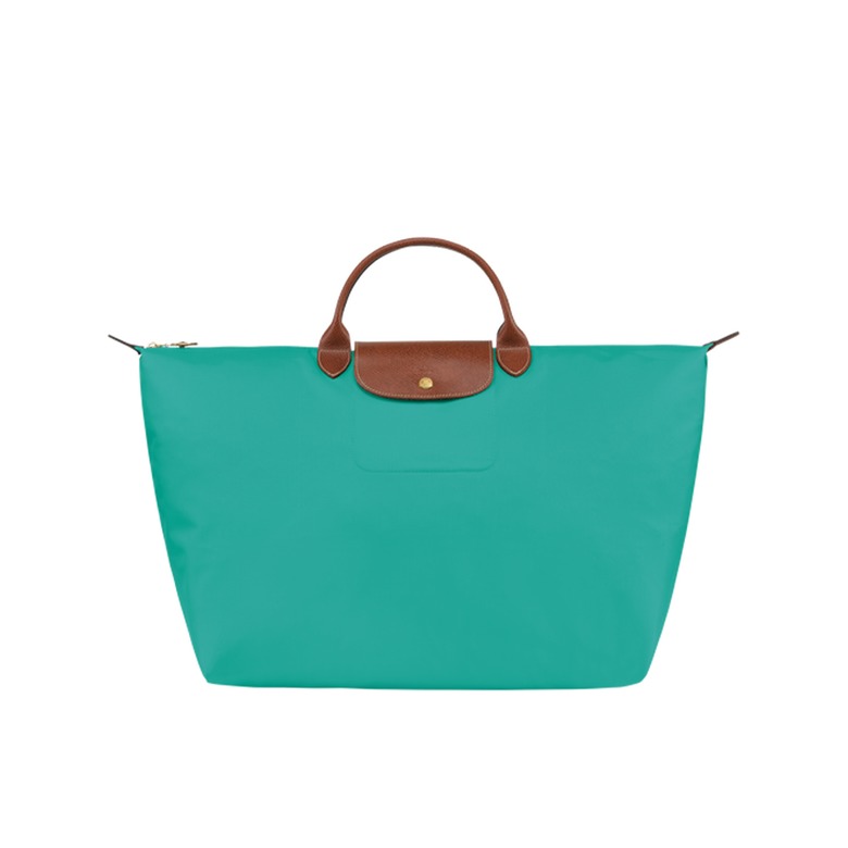 Longchamp sac de voyage turquoise 1