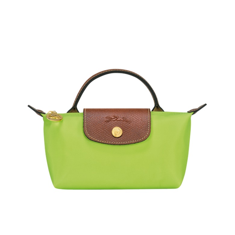 Longchamp trousse de maquillage vert