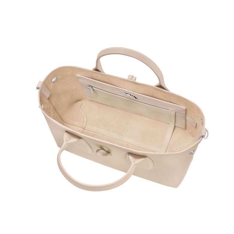 Longchamp handtas beige 3