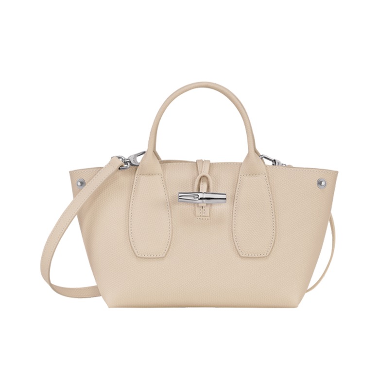 Longchamp handtas beige 2