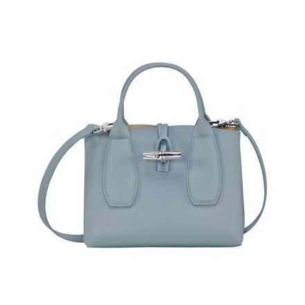 Longchamp handtas licht blauw