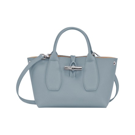 Longchamp handtas licht blauw
