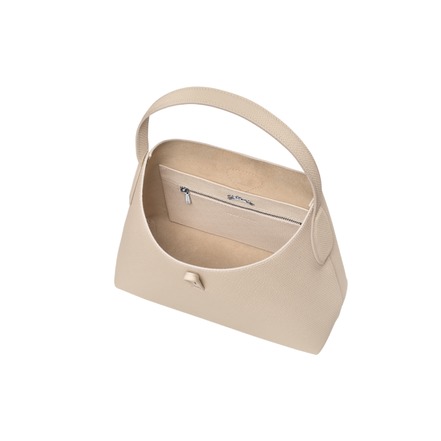 Longchamp sac porté épaule beige