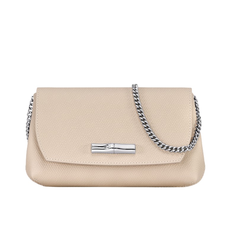 Longchamp sac bandoulière ecru