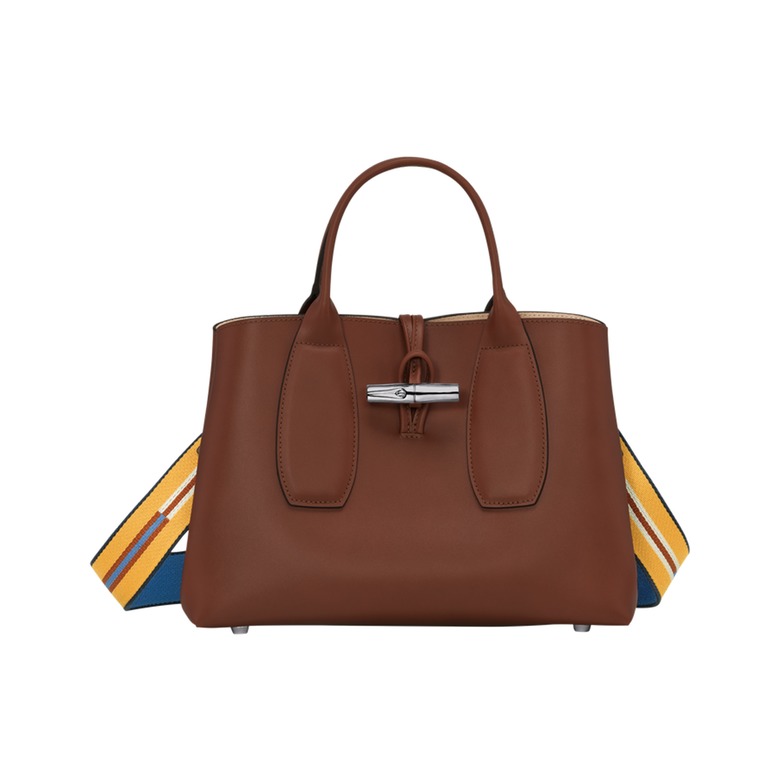 Longchamp sac à main brun