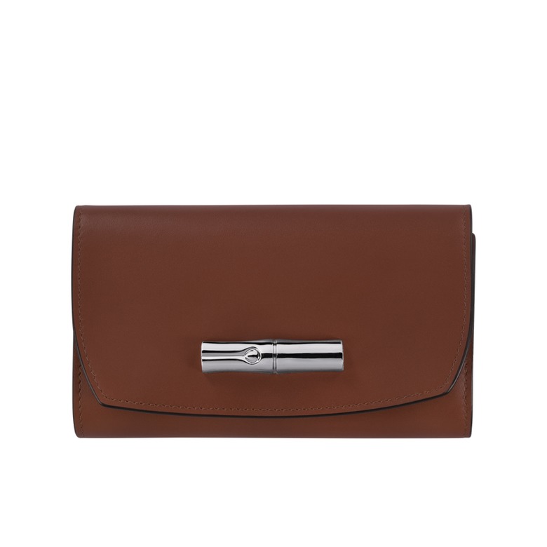 Longchamp portefeuille brun