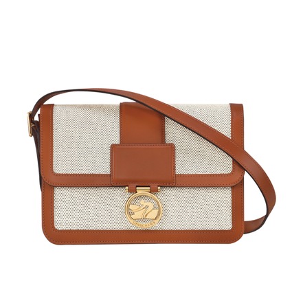Longchamp sac bandoulière cognac