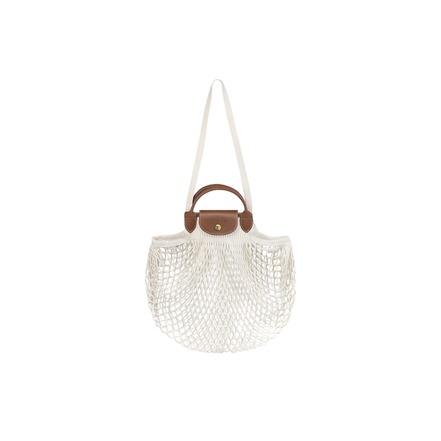 Longchamp sac à main ecru