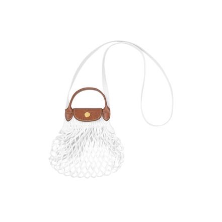Longchamp sac à main ecru