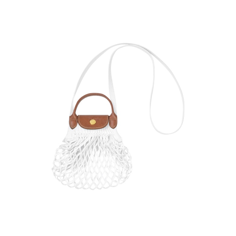 Longchamp sac à main ecru