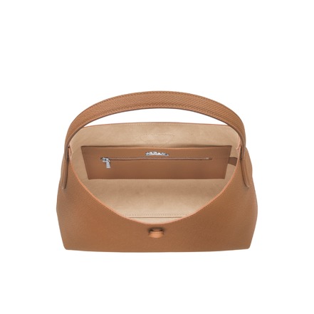 Longchamp sac porté épaule cognac