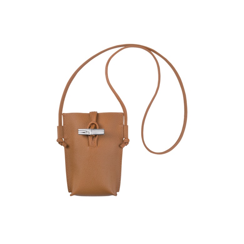 Longchamp tasche für smartphone cognac