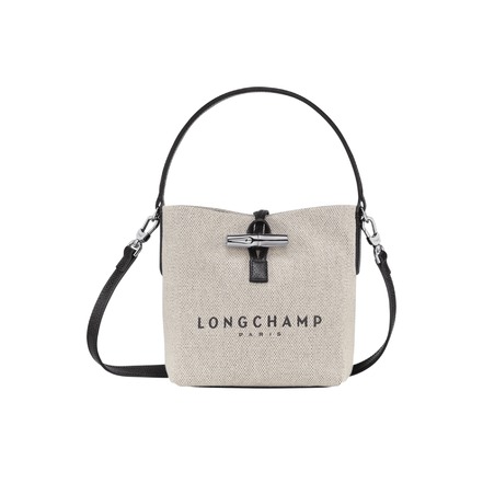 Longchamp sac porté épaule ecru