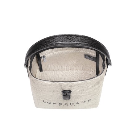 Longchamp sac porté épaule ecru