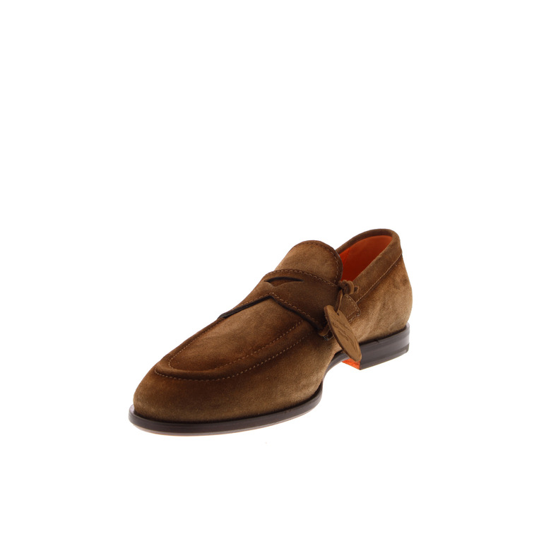 Santoni loafers bruin 3