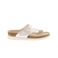 Mephisto thong slippers silver 1