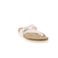 Mephisto thong slippers silver 2