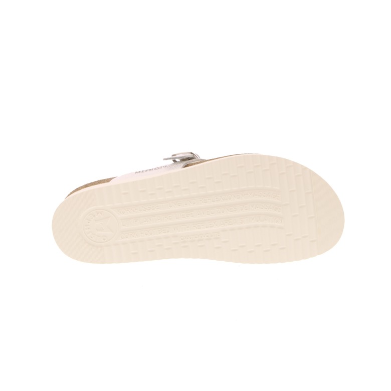 Mephisto thong slippers silver 5